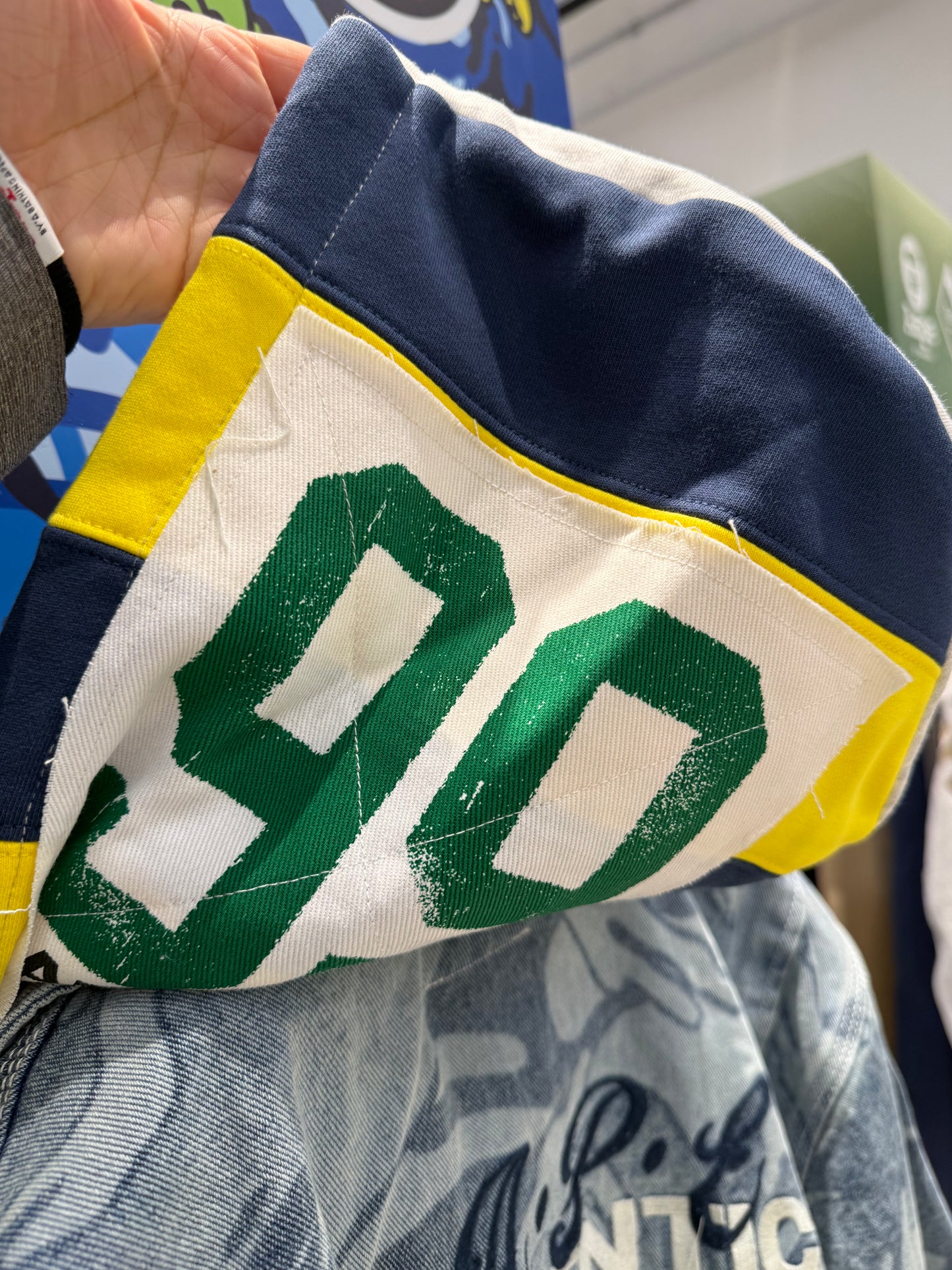 香港代購 專櫃正品 Aape男裝 26春夏猿人刺繡迷彩水洗做舊牛仔夾克外套7772