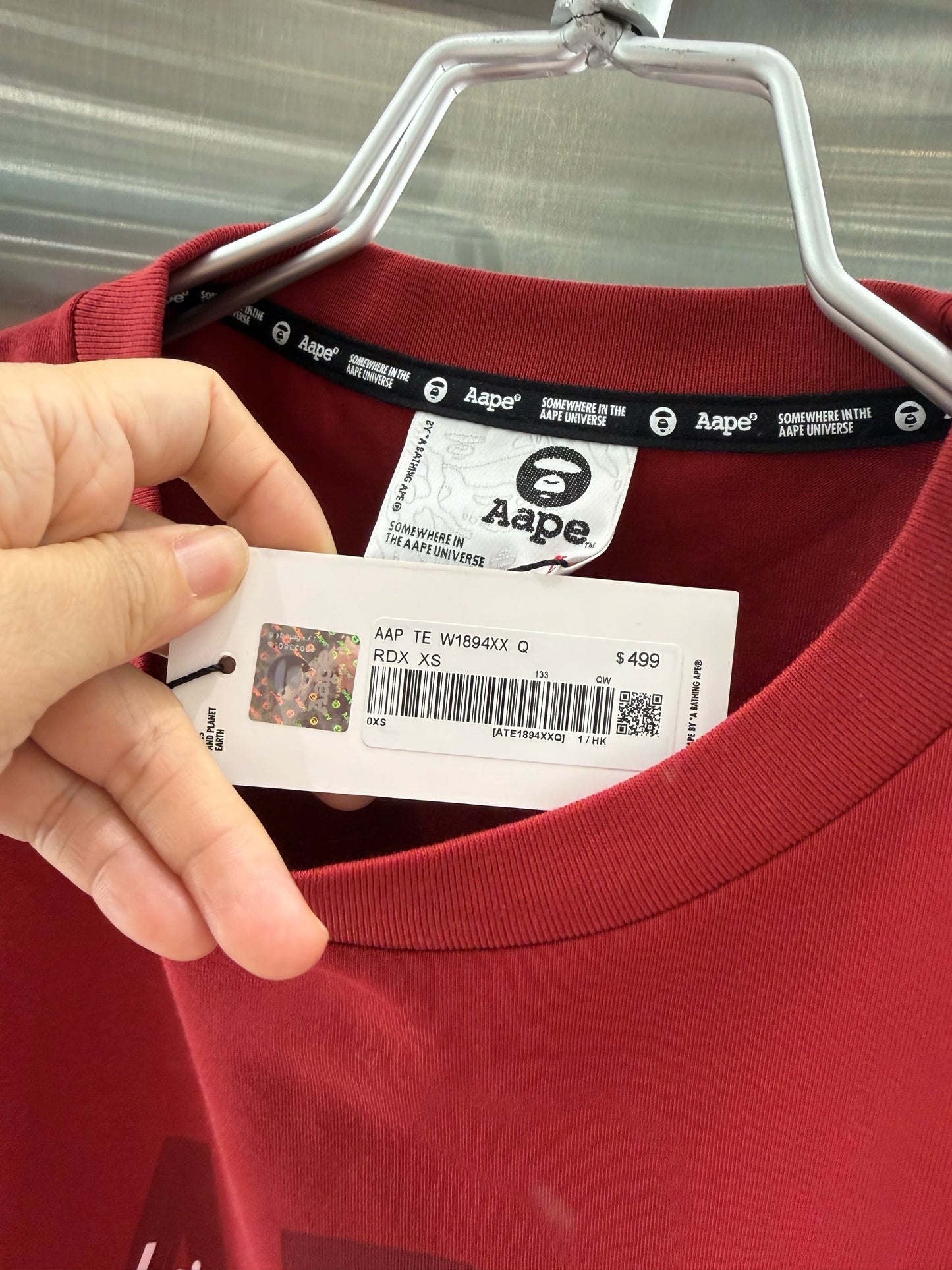 香港代購 專櫃正品 Aape 26春夏 女裝 美式復古學院風心型卡通印花短袖T恤1894