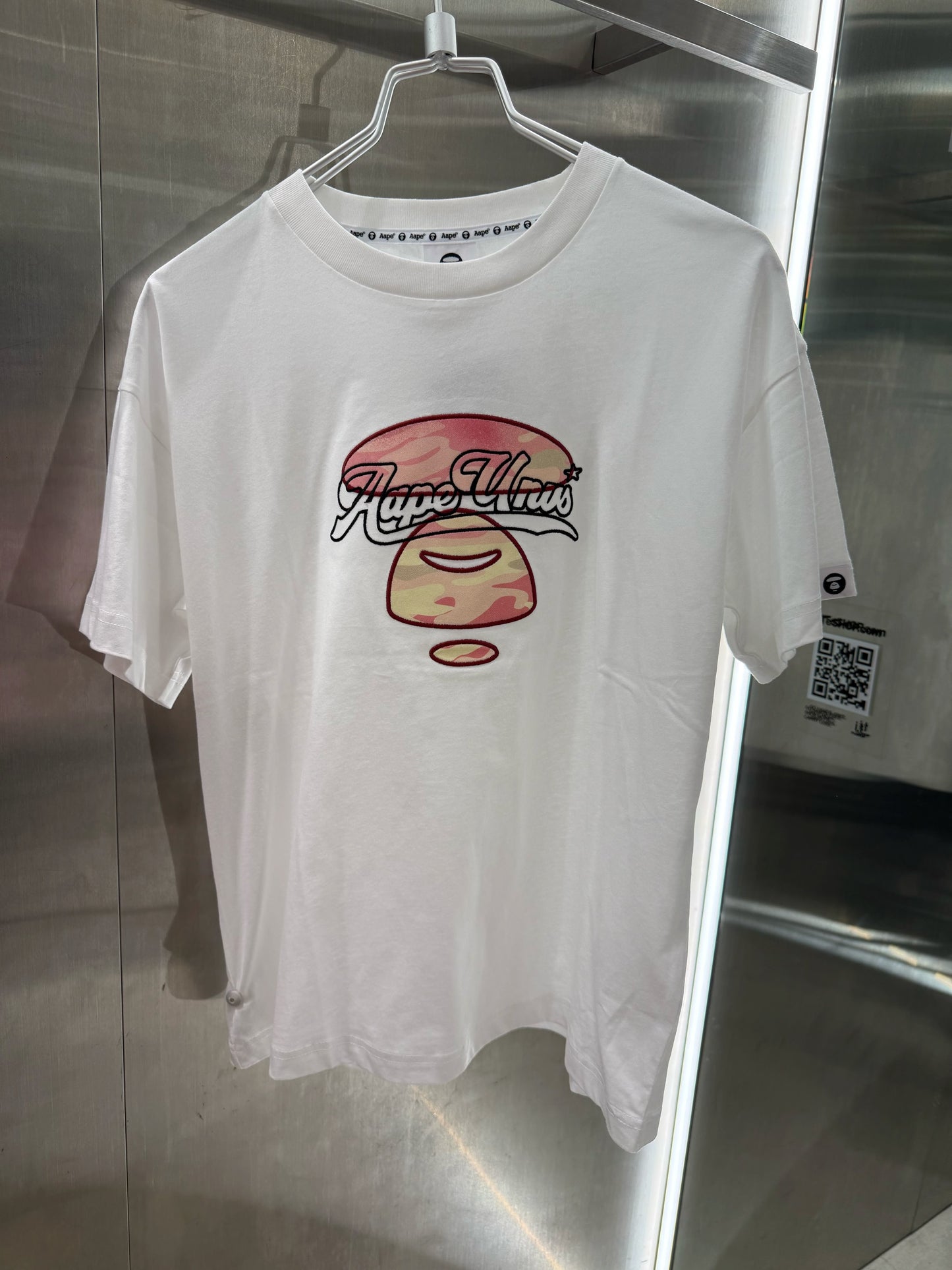 香港代購 專櫃正品 Aape 26春夏 女裝 字母刺繡猿人迷彩印花舒適休閑短袖T恤1902