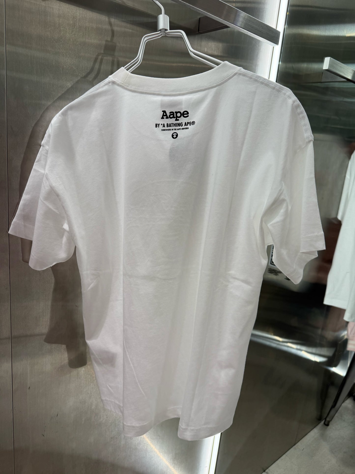 香港代購 專櫃正品 Aape 26春夏 女裝 字母刺繡猿人迷彩印花舒適休閑短袖T恤1902