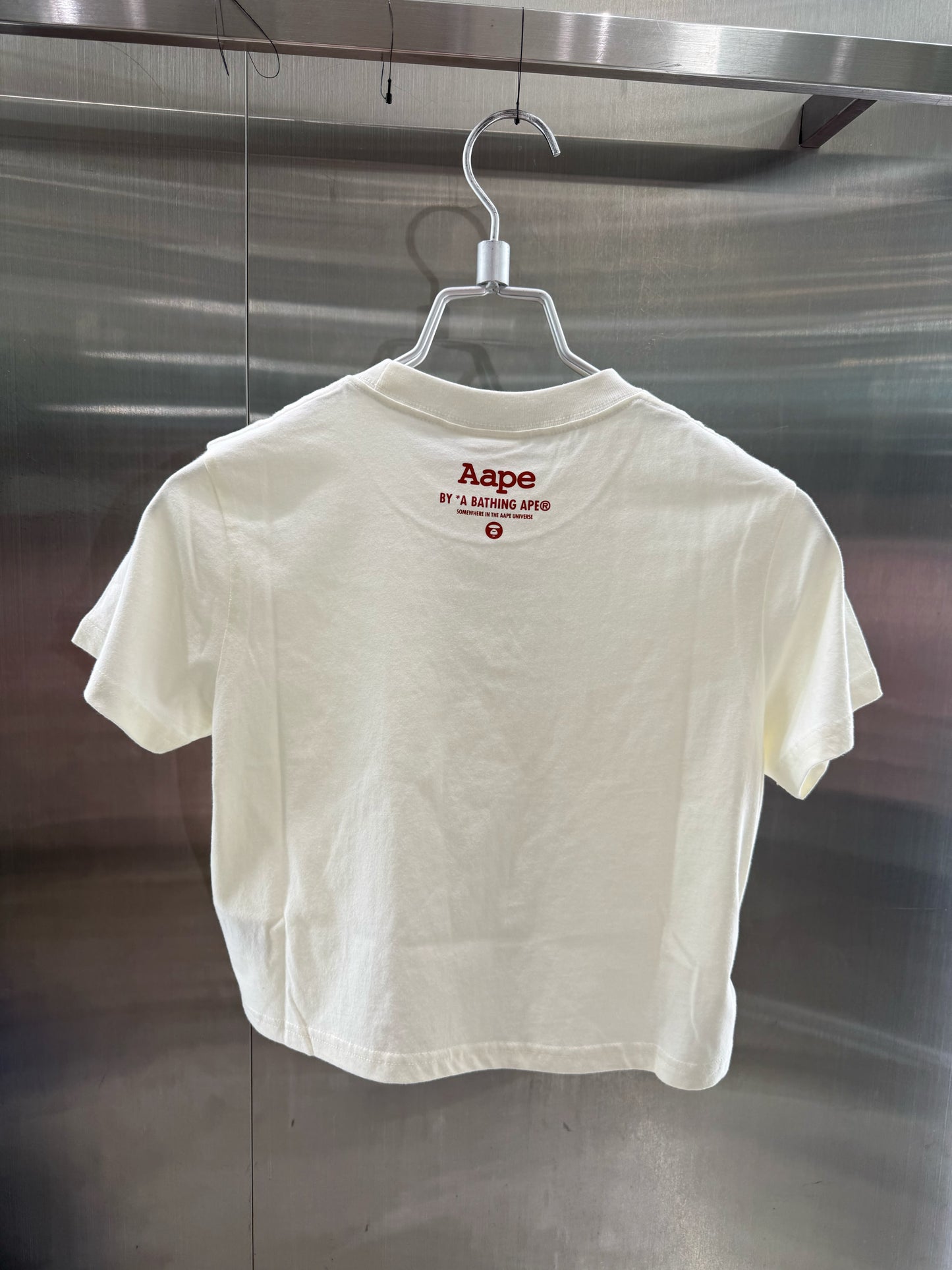 香港代購 專櫃正品 Aape 26春夏 女裝 心型波點猿人閃亮字母印花短袖T恤1904