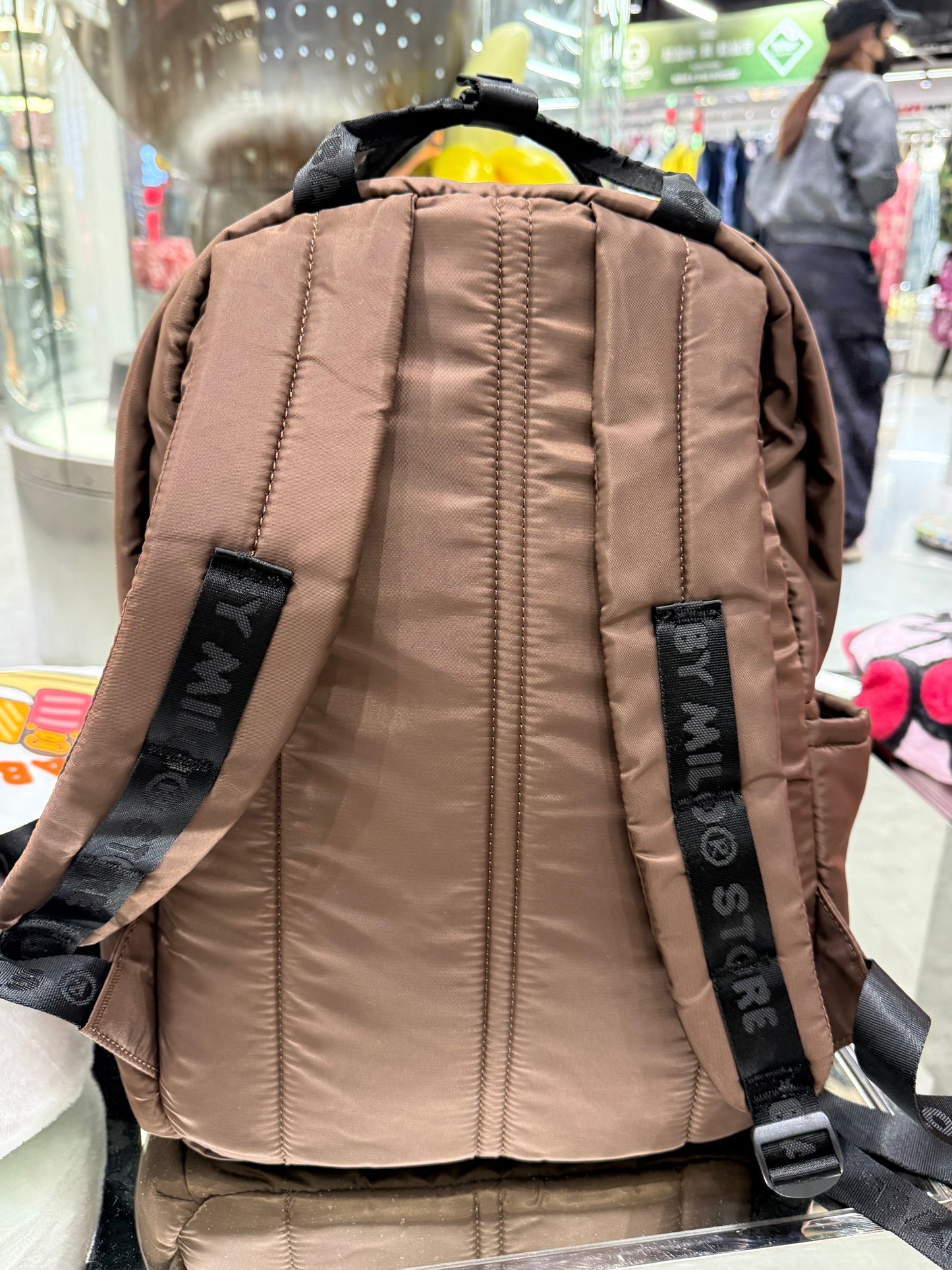 香港直郵 專櫃正品 BABY MILO STO 卡通刺繡小猴背提包雙肩包（中號）4442