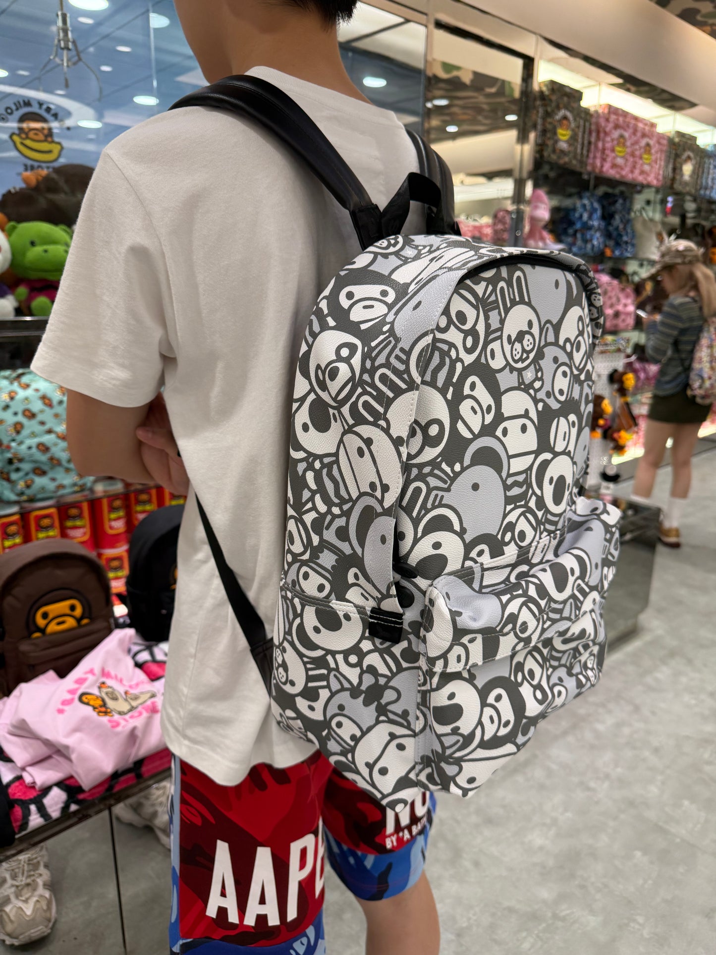 香港直郵 BABY MILO STORE  卡通動物可愛大容量雙肩包4272