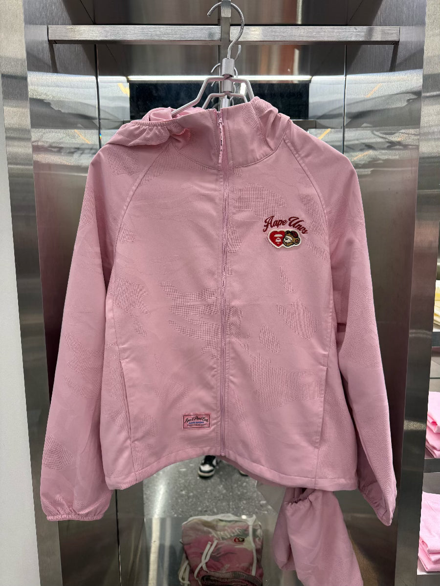 香港直郵 專櫃正品 Aape 26春夏 女 AAPEUNVS 可收納心型徽章夾克外套7777