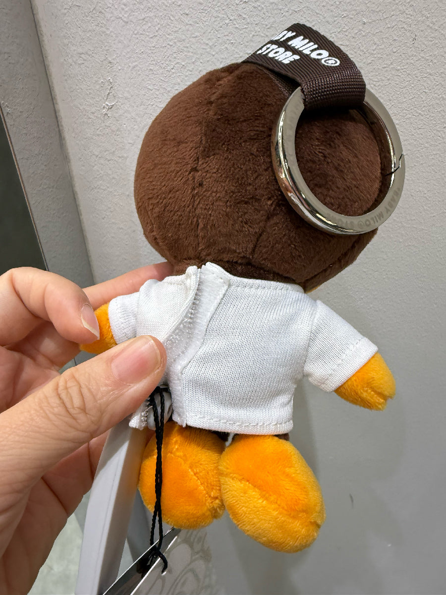 香港直郵 專櫃正品 BABY MILO STORE 卡通香蕉T恤小猴毛絨掛件鑰匙扣4477