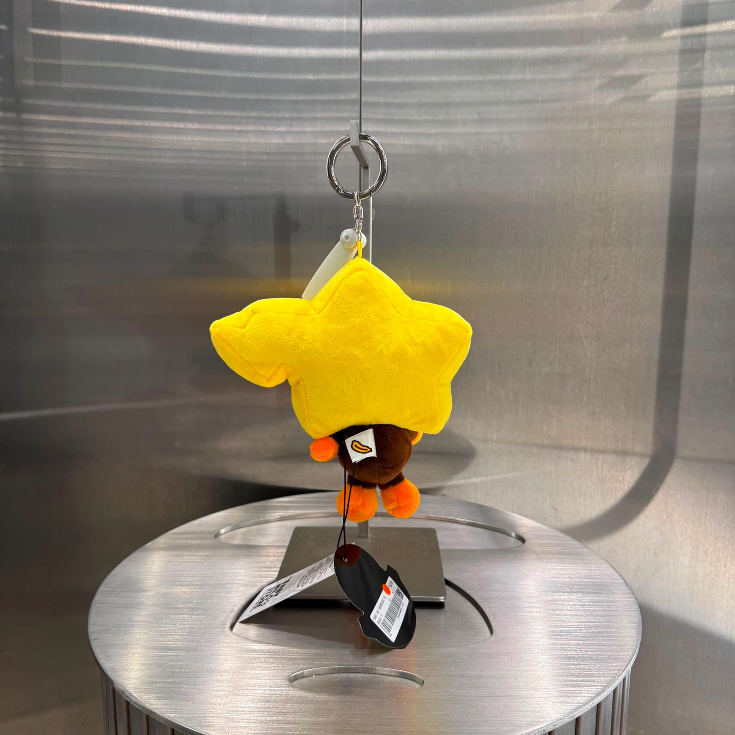 BABY MILO STORE 2026 秋冬 配飾星星頭套毛絨小猴掛件鑰匙扣 4594 XXR