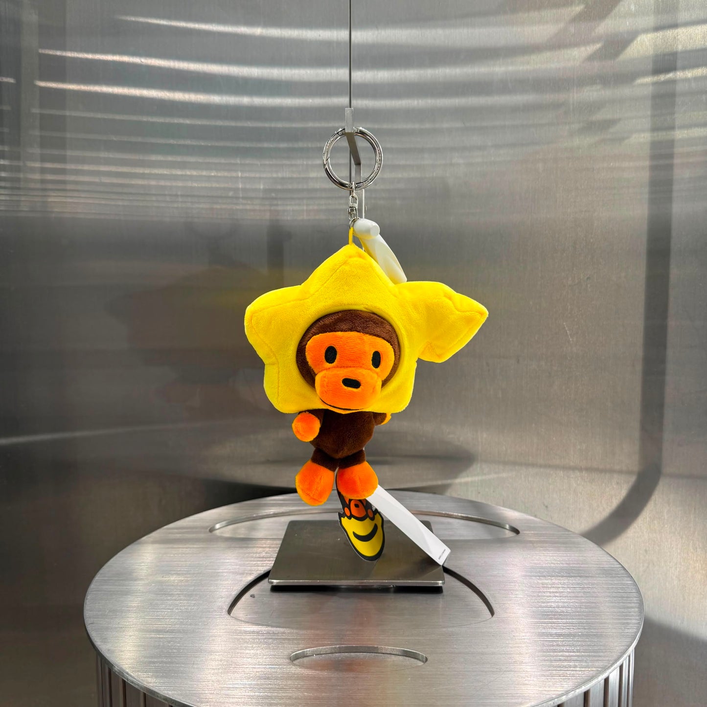 BABY MILO STORE 2026 秋冬 配飾星星頭套毛絨小猴掛件鑰匙扣 4594 XXR