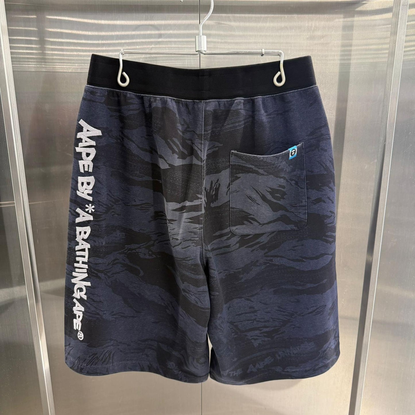 香港直郵 專櫃正品 Aape 26春夏 男 字母刺繡卡通圖案印花潮流舒適休閒短褲D617