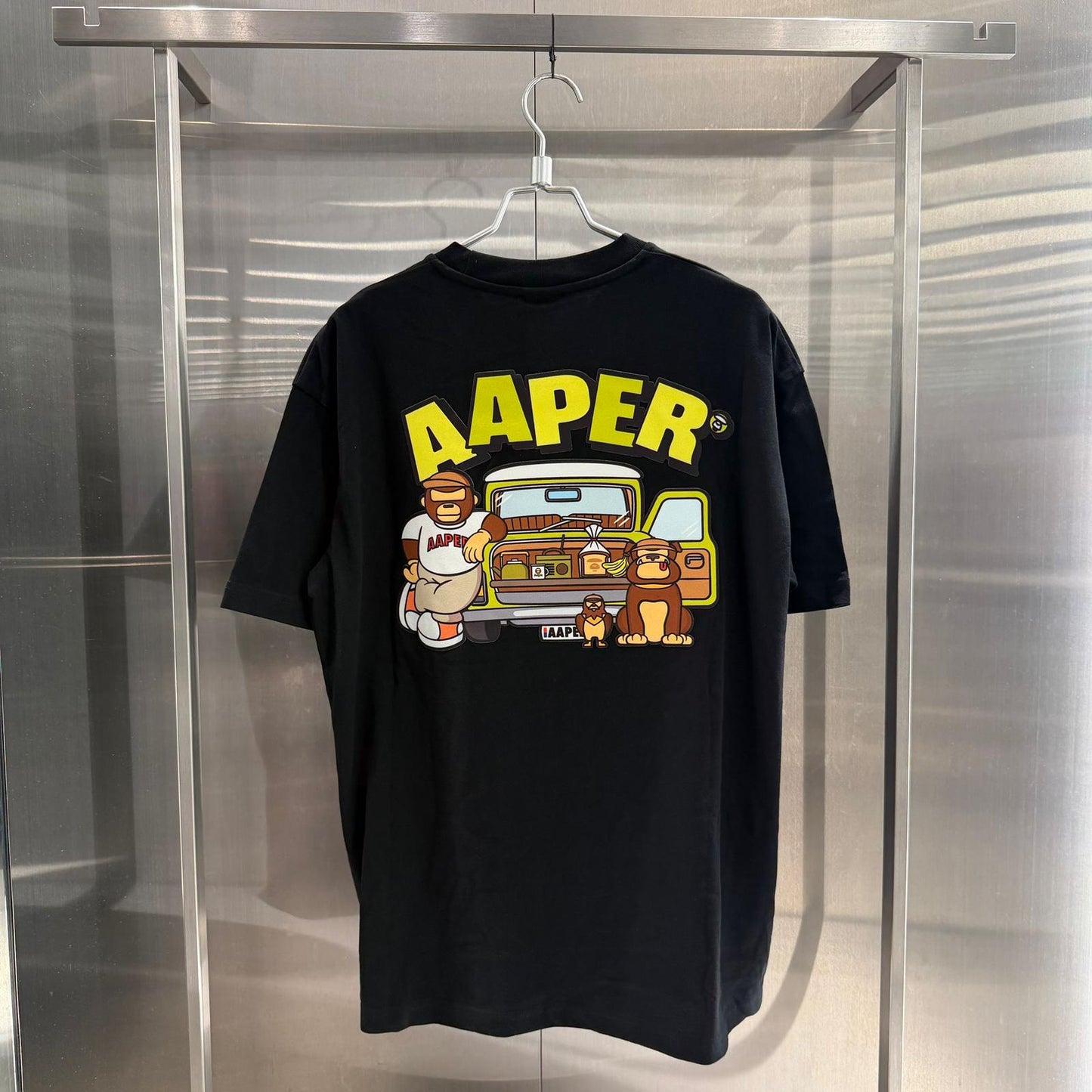 香港代購 專櫃正品 26春夏 Aape AAPER 猿人軍團卡通圖案印花休閒舒適短袖T恤1827