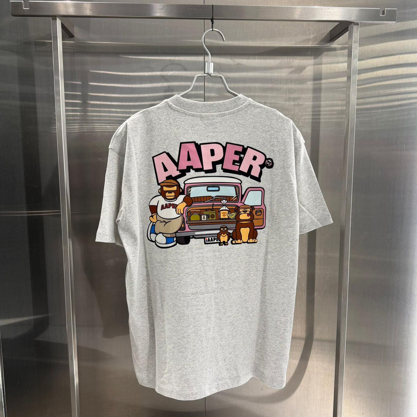 香港代購 專櫃正品 26春夏 Aape AAPER 猿人軍團卡通圖案印花休閒舒適短袖T恤1827