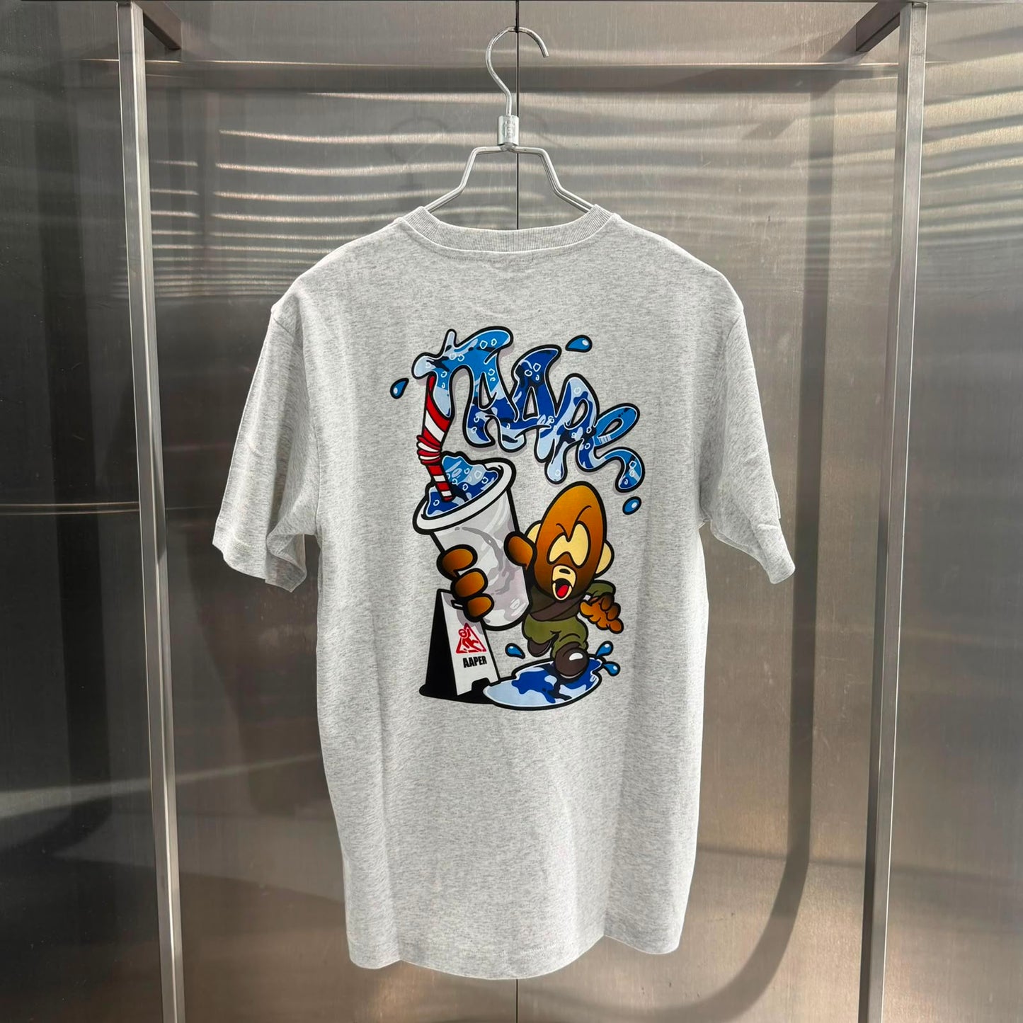 Aape 2026 男裝秋冬猿人軍團氣泡飲路障趣味塗鴉短袖T恤 10030 XR