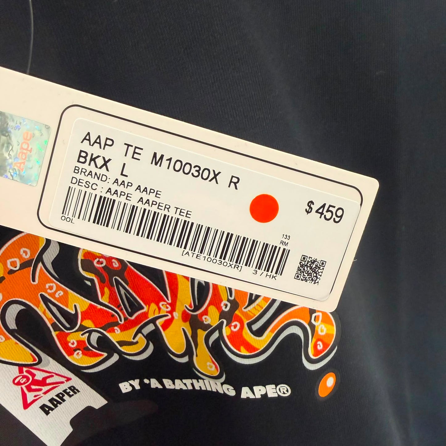 Aape 2026 男裝秋冬猿人軍團氣泡飲路障趣味塗鴉短袖T恤 10030 XR