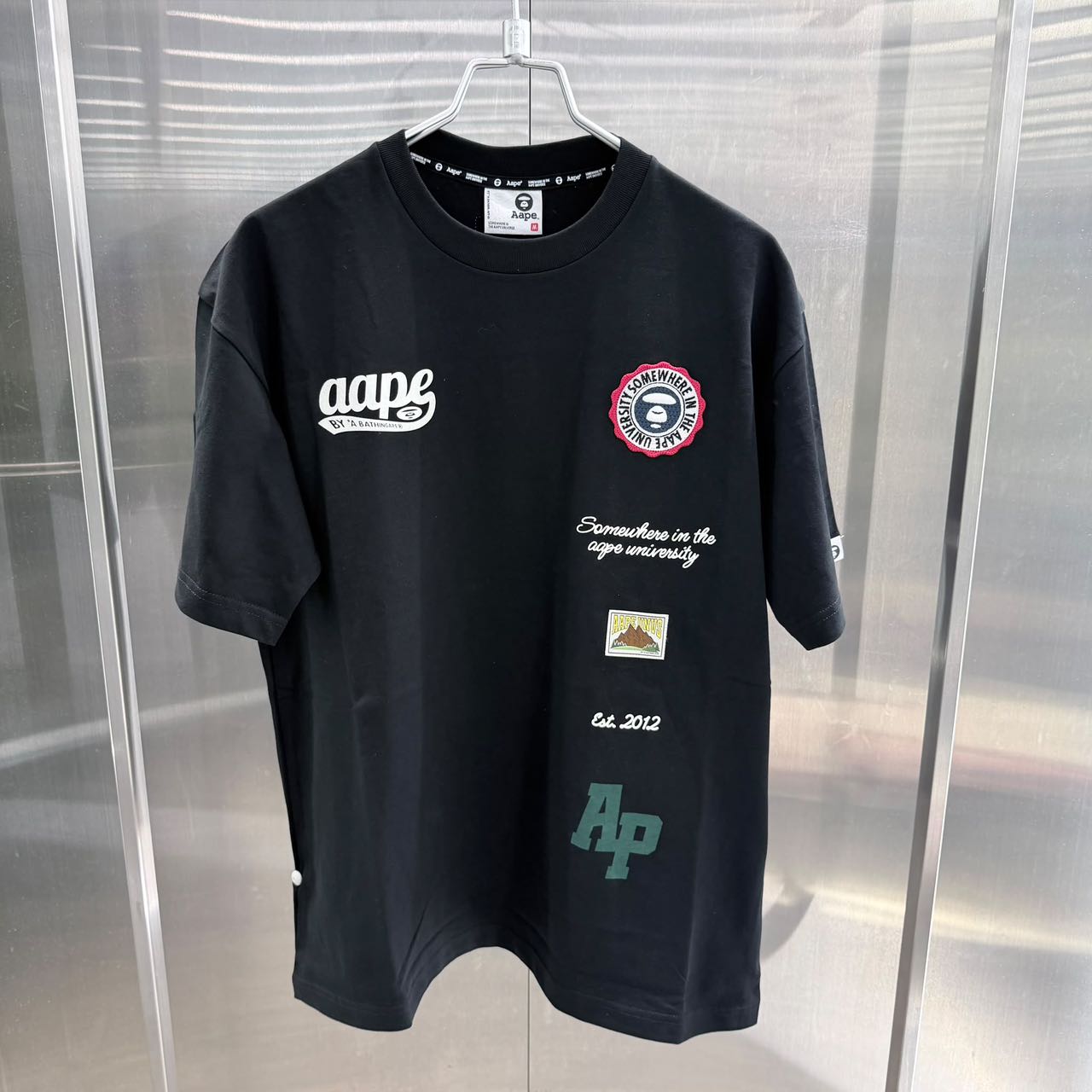 Aape 2026 秋冬 男裝 AAPEUNVS 學院風短袖T恤1998