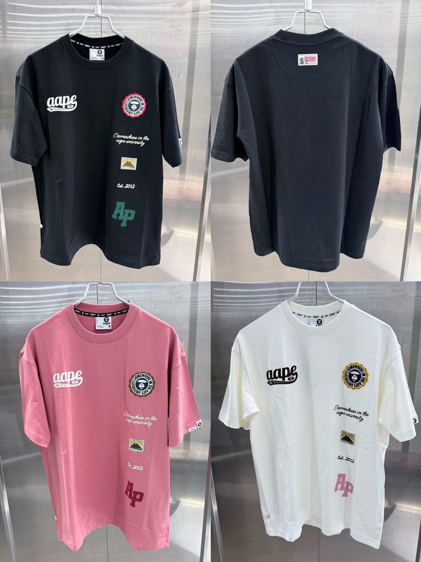 Aape 2026 秋冬 男裝 AAPEUNVS 學院風短袖T恤1998
