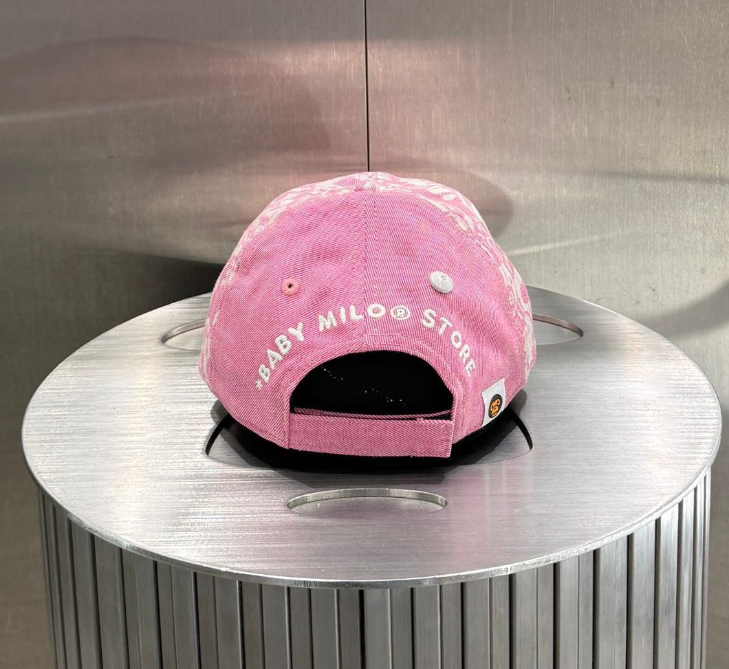 香港代購 專櫃正品 BABY MILO STORE 卡通刺繡小猴動物滿印鴨舌帽棒球帽4466