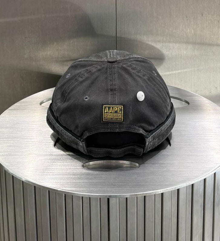 香港代購 專櫃正品 26春夏 Aape  字母刺繡水洗做舊潮流網孔鴨舌帽5382