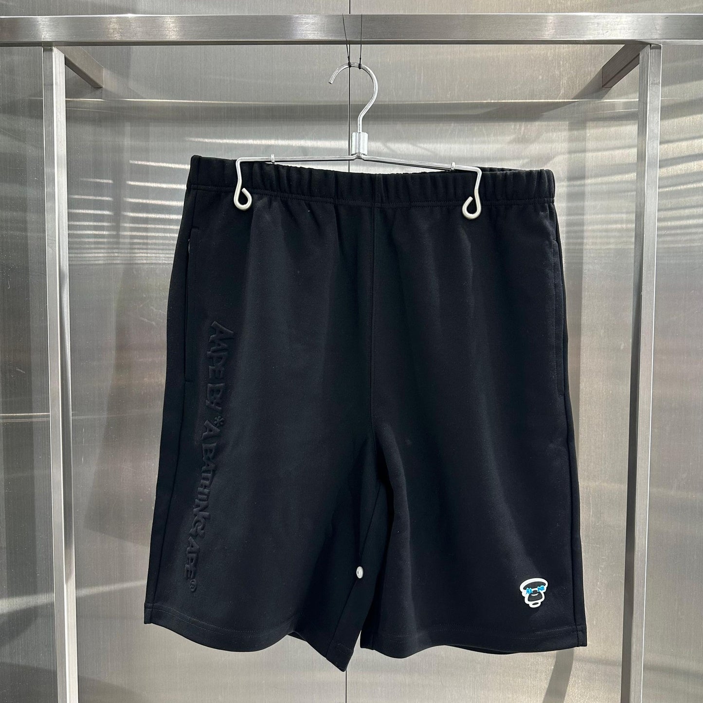 香港代購 專櫃正品 26春夏 Aape 男 猿人徽章迷彩口袋潮流舒適休閒短褲D616