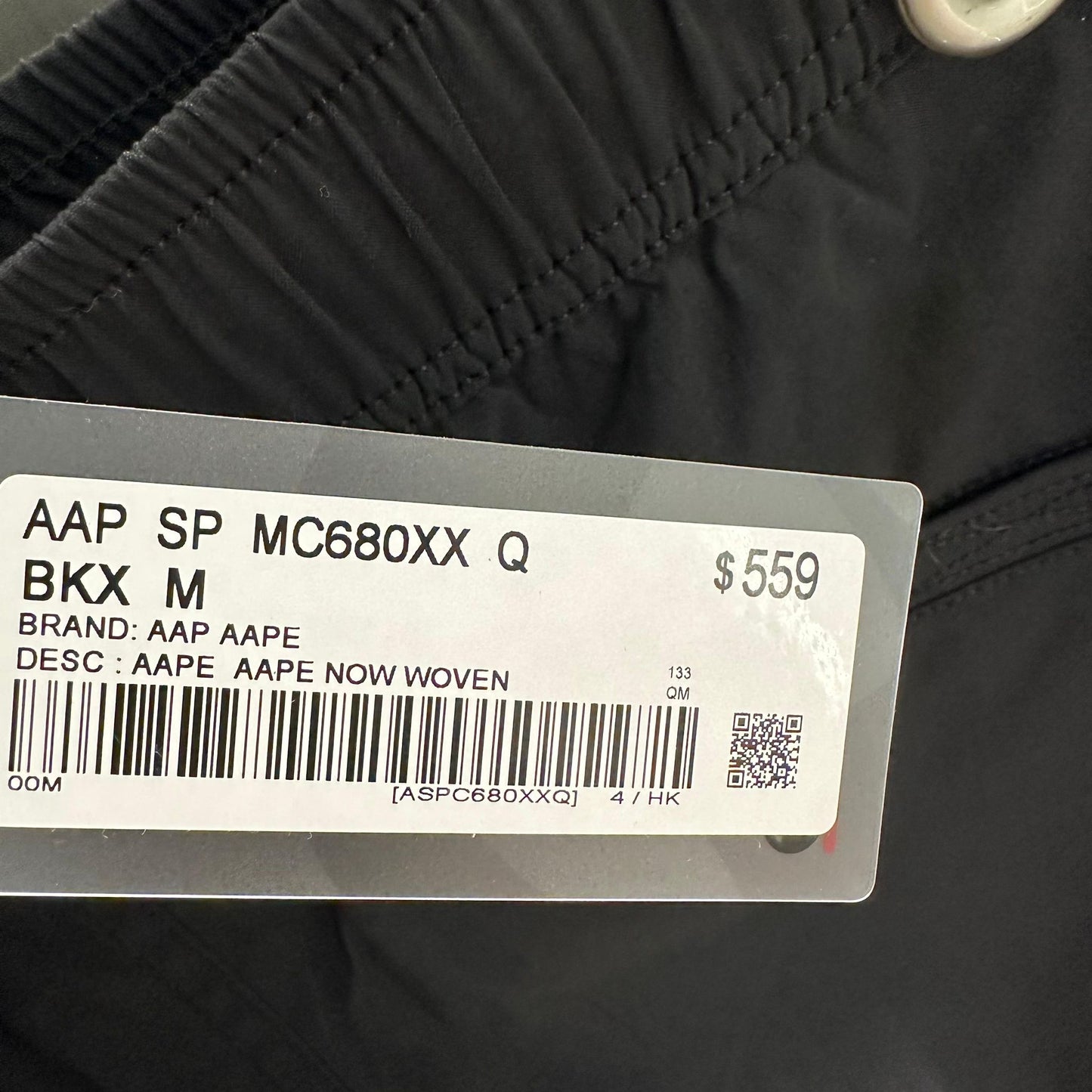 香港代購 專櫃正品 26春夏 Aape 男 AAPENOW 猿人小標徽章簡約舒適潮流短褲C680