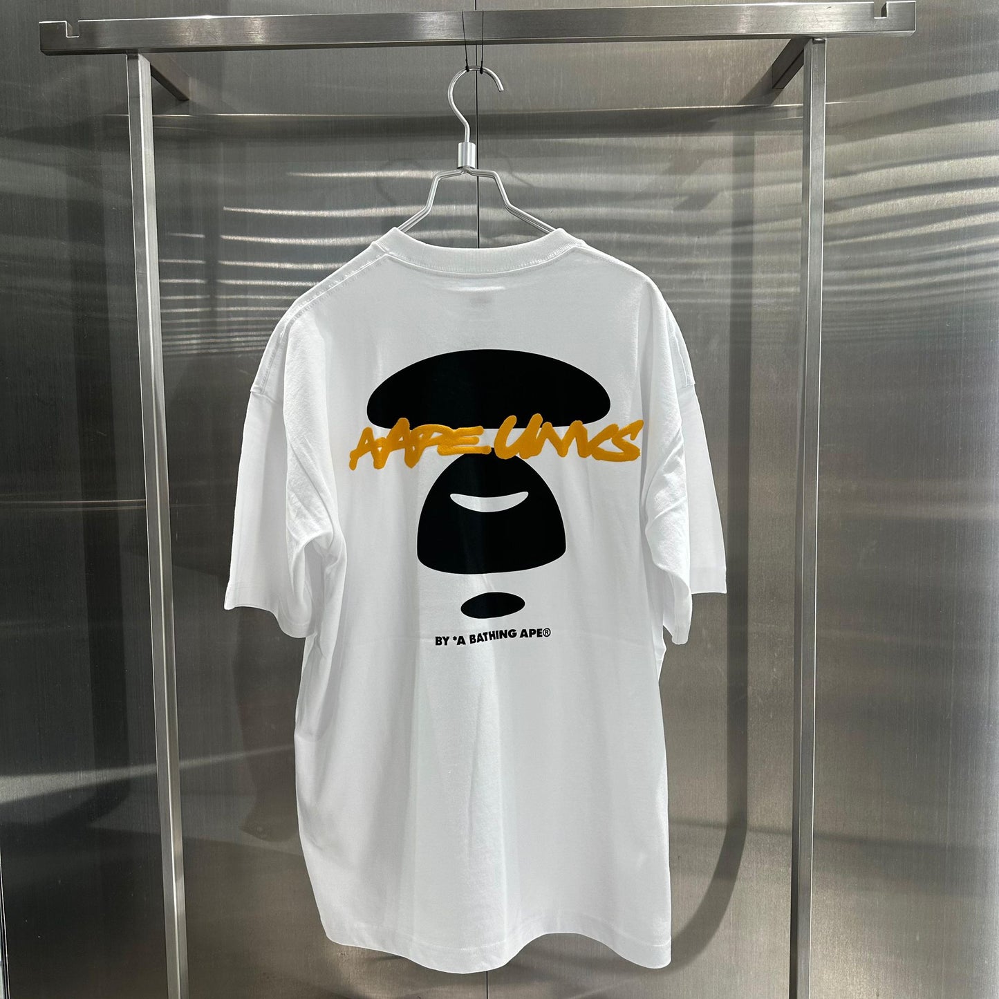 香港代購 專櫃正品 26春夏 Aape 男 AAPEUNVS 猿人發泡字母印花潮流舒適短袖T恤1843