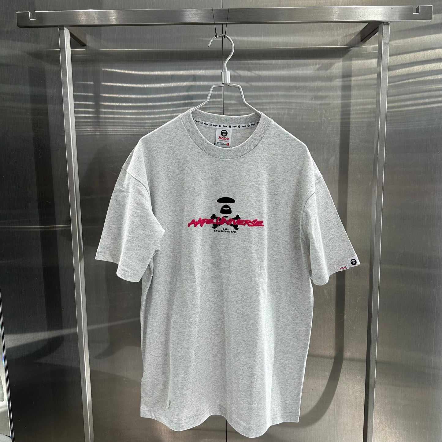 香港代購 專櫃正品 26春夏 Aape 男 AAPEUNVS 猿人發泡字母印花潮流舒適短袖T恤1843
