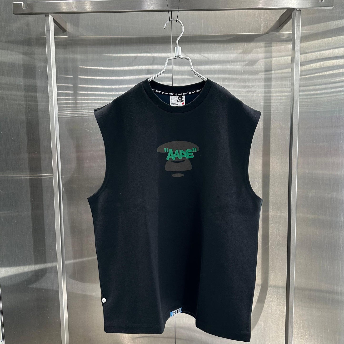 香港代購 專櫃正品 26春夏 Aape 男 字母刺繡猿人印花舒適潮流休閒背心1890