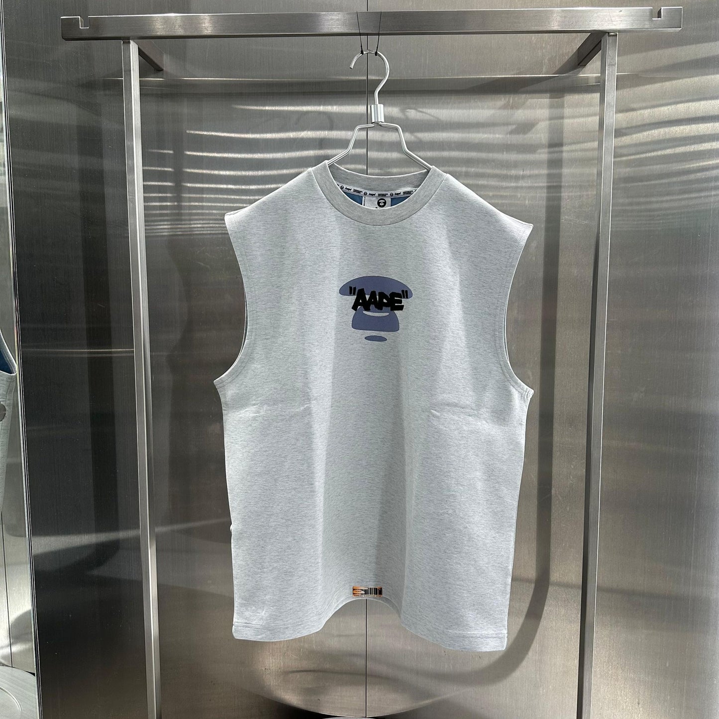 香港代購 專櫃正品 26春夏 Aape 男 字母刺繡猿人印花舒適潮流休閒背心1890