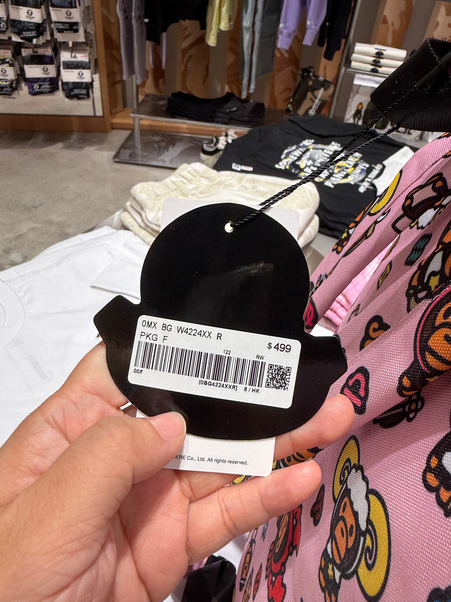 香港代購 專櫃正品 BABY MILO STORE 攝影星座小猴滿版卡通圖案後背包（大號）4224XXR