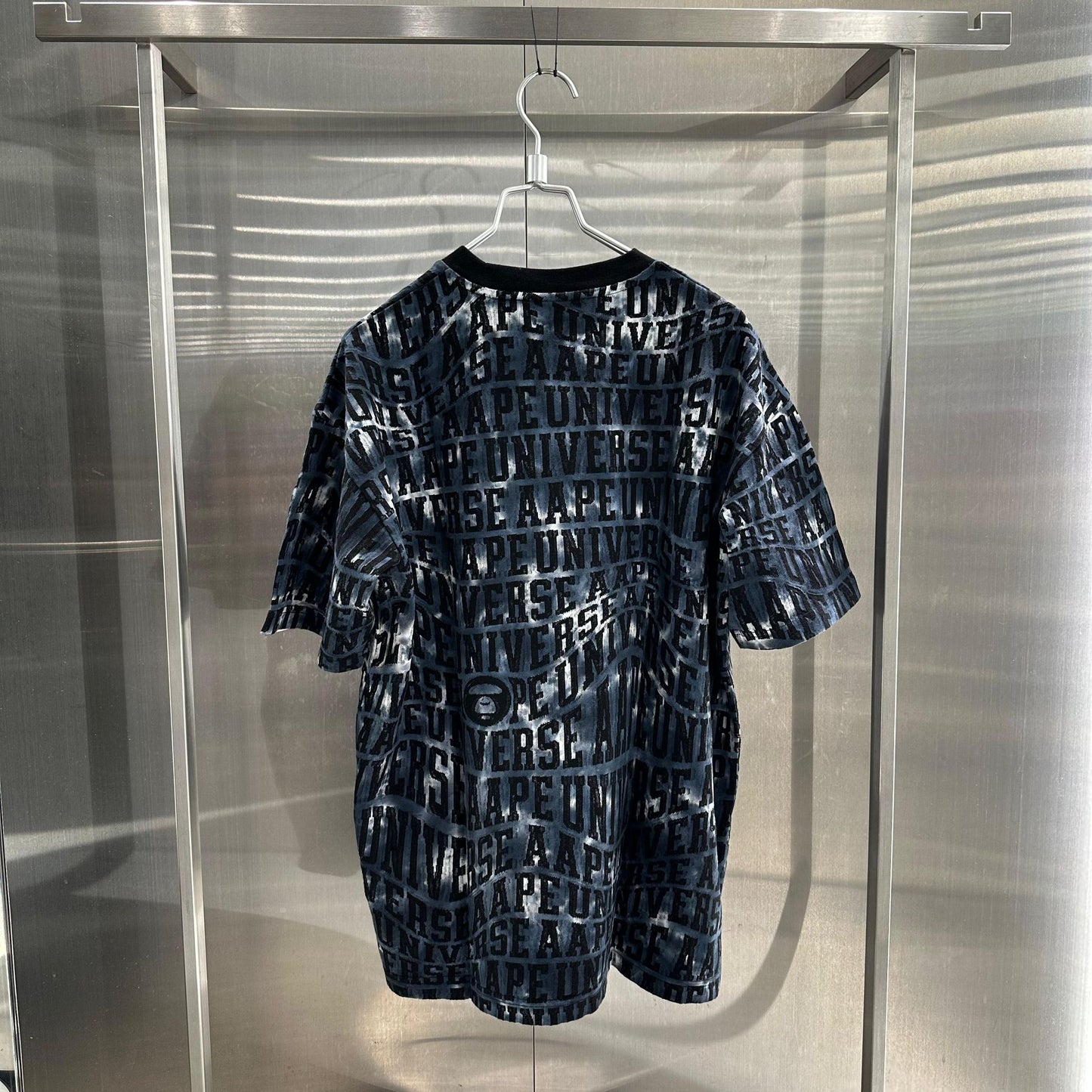 香港代購 專櫃正品 26春夏 Aape 男 AAPEUNVS 猿人徽章字母滿印漸變潮流短袖T恤1879