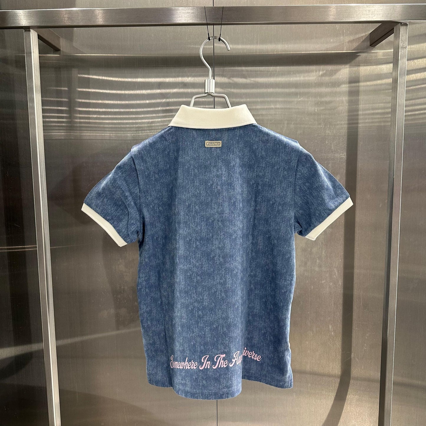 Aape 香港直郵 26春夏 女 心型猿人刺繡徽章舒適潮流POLO衫1900