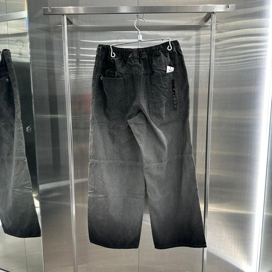 香港直郵 專櫃正品 Aape 26春夏 男 猿人刺繡水洗做舊漸變休閑長褲D600XXQ