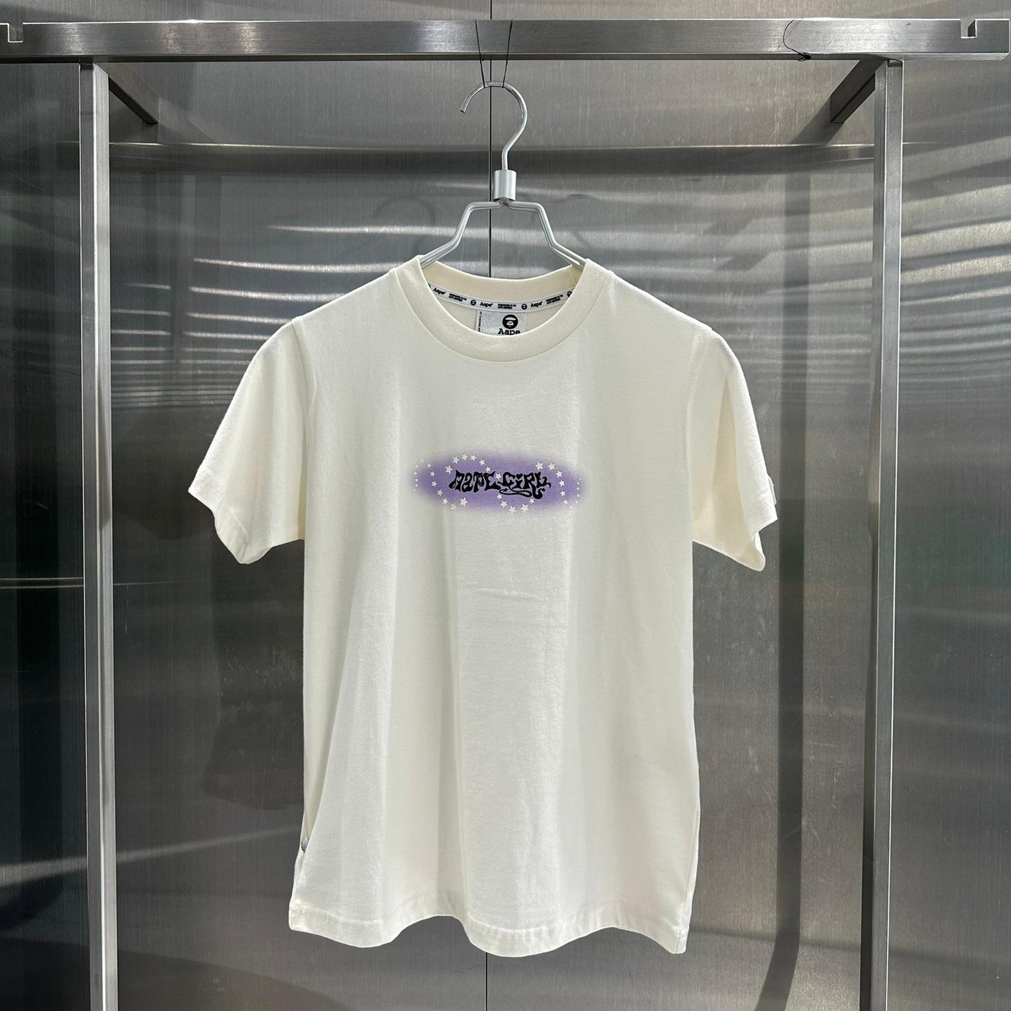 香港直郵 專櫃正品 Aape 26春夏 女 果凍質感字母印花五角星猿人頭短袖T恤1916