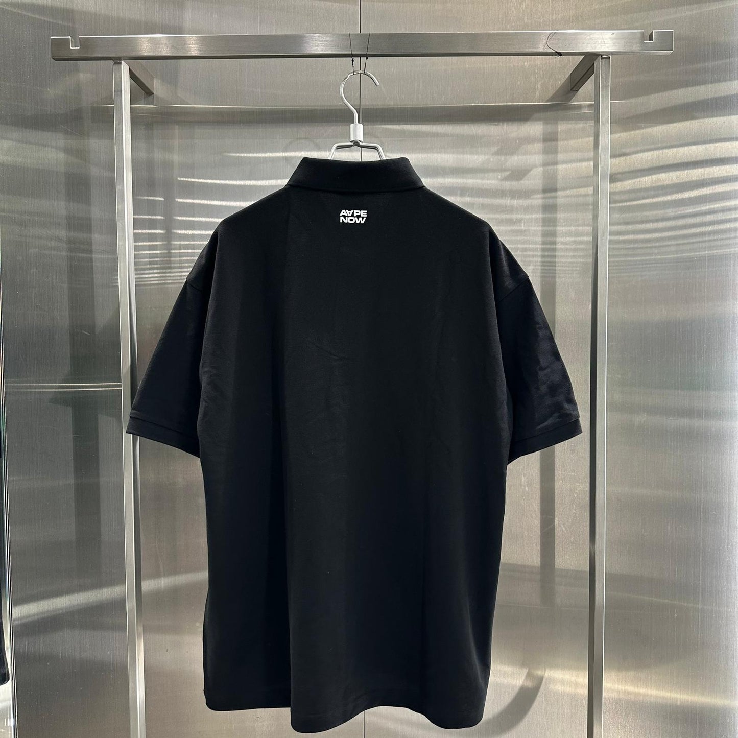 香港直郵 專櫃正品 Aape 26春夏 男 猿人小標徽章純色簡約舒適POLO衫1813