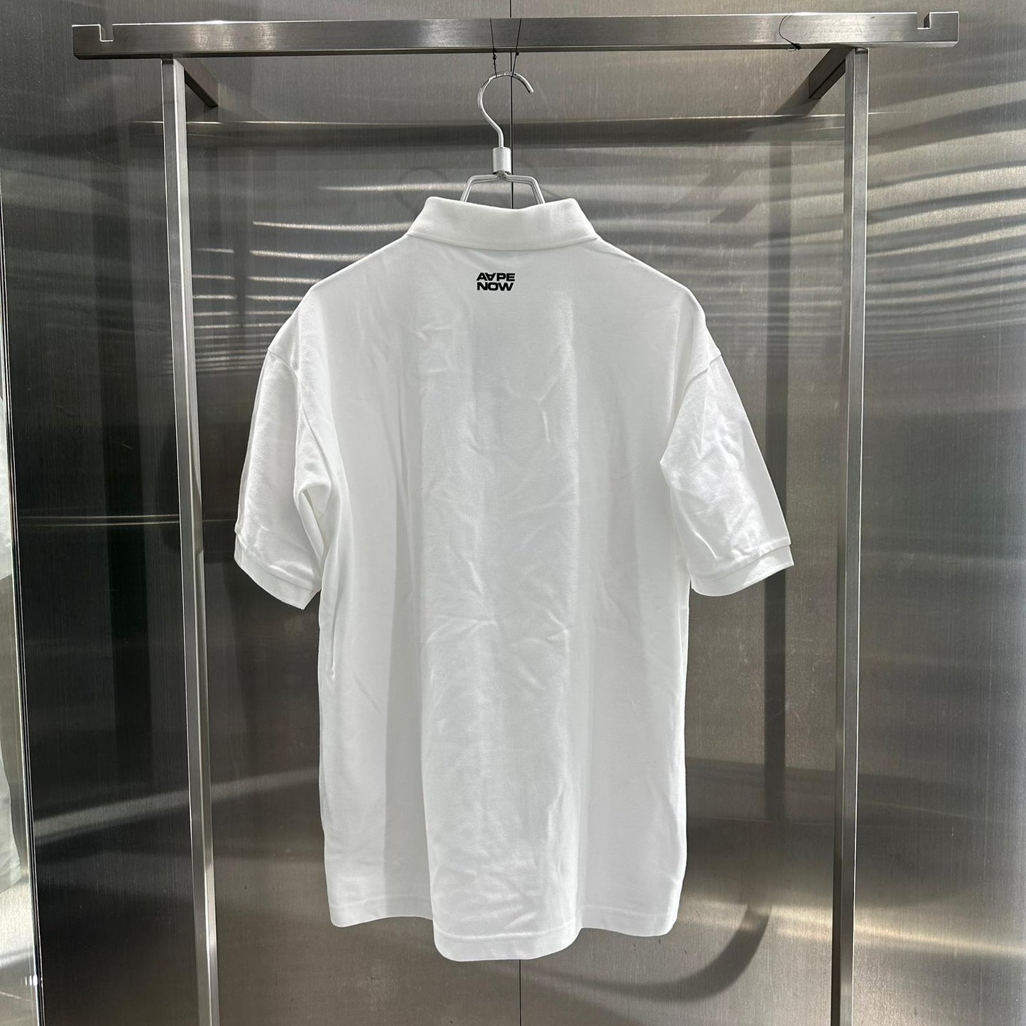香港直郵 專櫃正品 Aape 26春夏 男 猿人小標徽章純色簡約舒適POLO衫1813