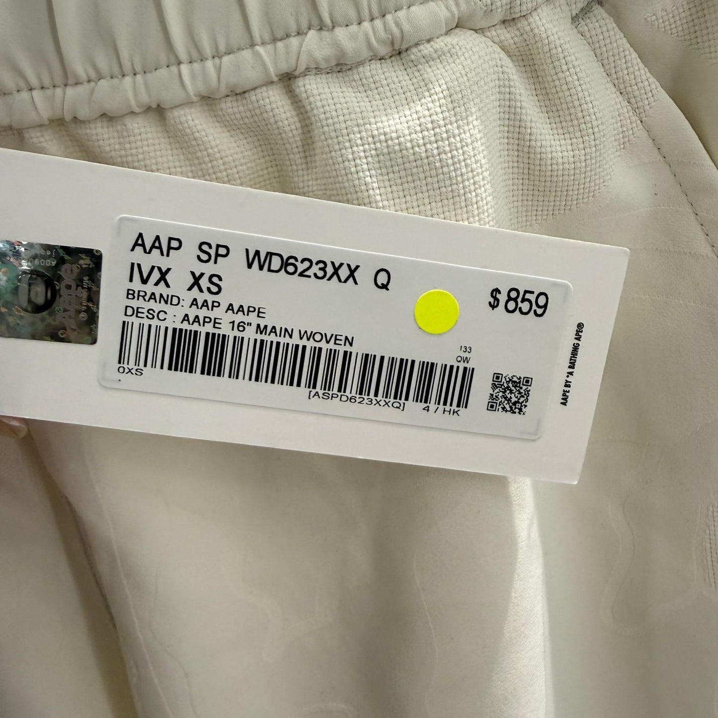香港代購 專櫃正品 26春夏 Aape 女 AAPEUNVS 心型猿人刺繡徽章潮流迷彩休閒短褲D623