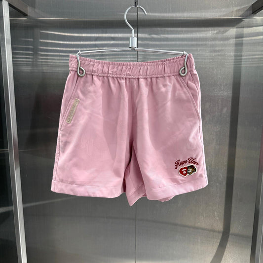 香港代購 專櫃正品 26春夏 Aape 女 AAPEUNVS 心型猿人刺繡徽章潮流迷彩休閒短褲D623