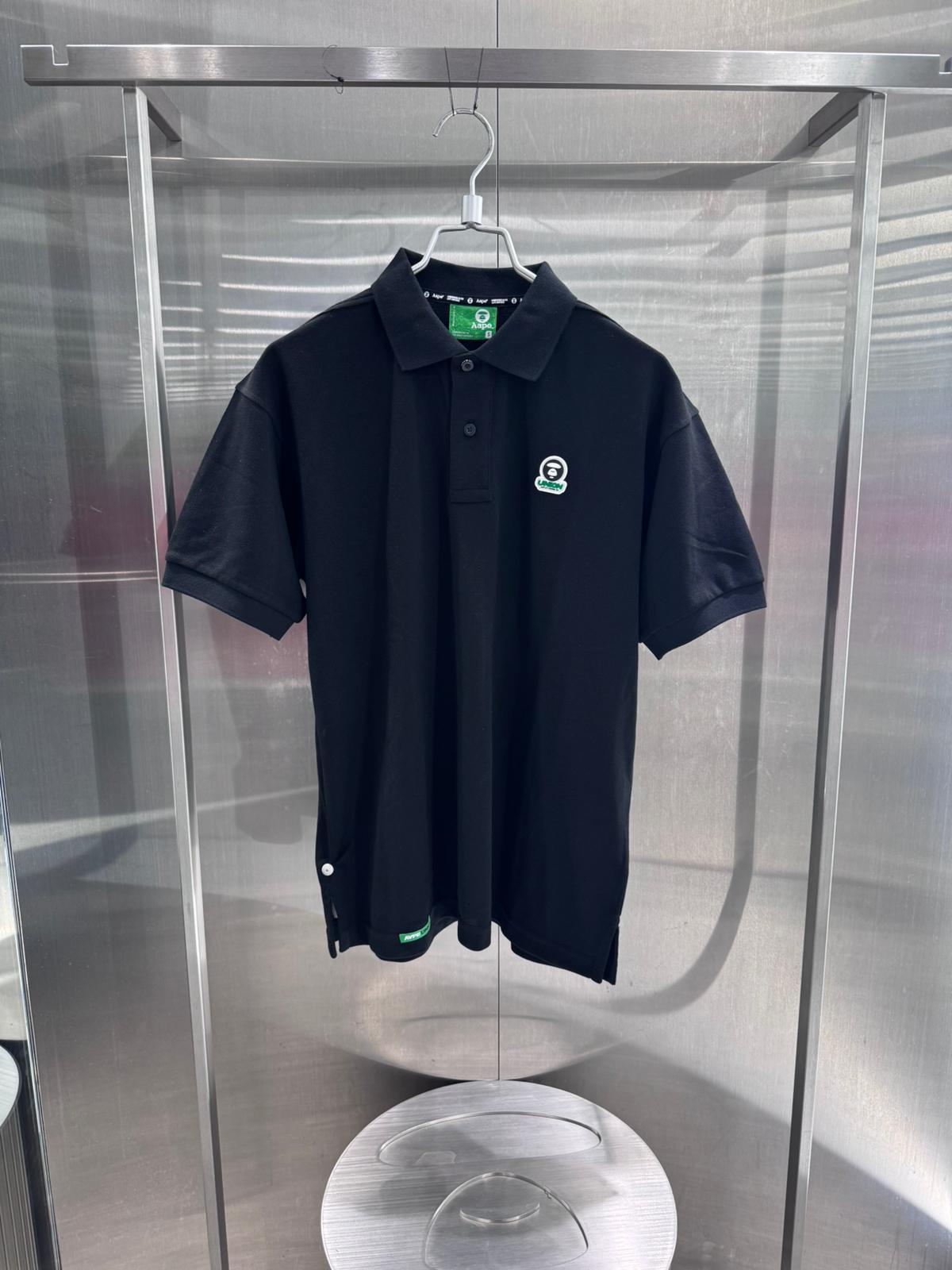 香港直郵 專櫃正品 Aape 26春夏 男 AAPEUNION 運動系列匹克球猿人徽章舒適POLO衫1926