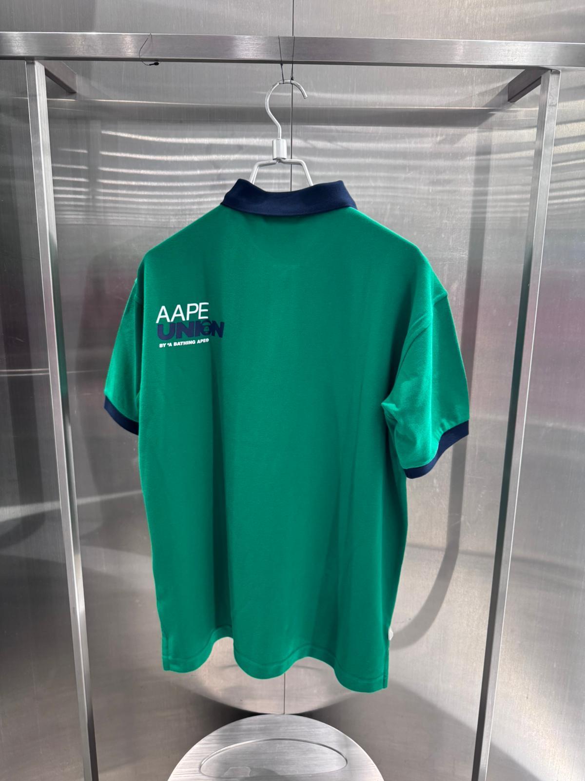 香港直郵 專櫃正品 Aape 26春夏 男 AAPEUNION 運動系列匹克球猿人徽章舒適POLO衫1926