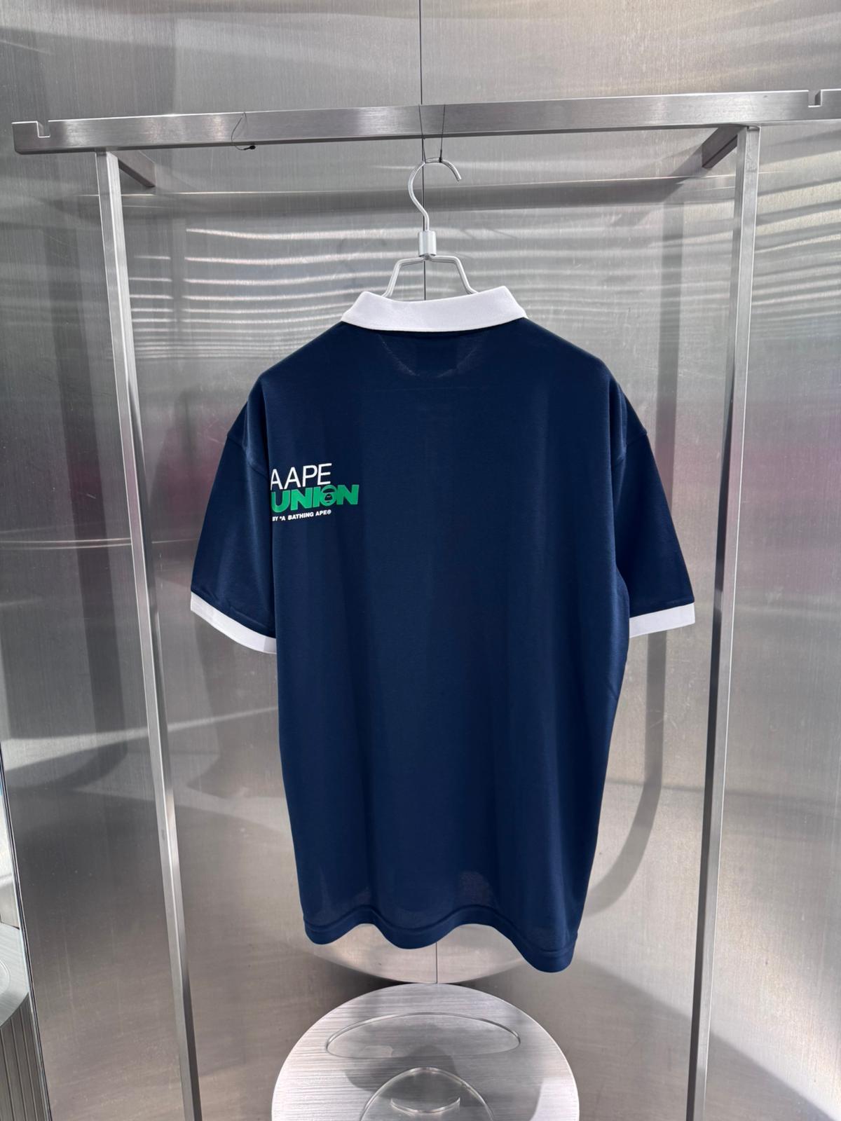 香港直郵 專櫃正品 Aape 26春夏 男 AAPEUNION 運動系列匹克球猿人徽章舒適POLO衫1926
