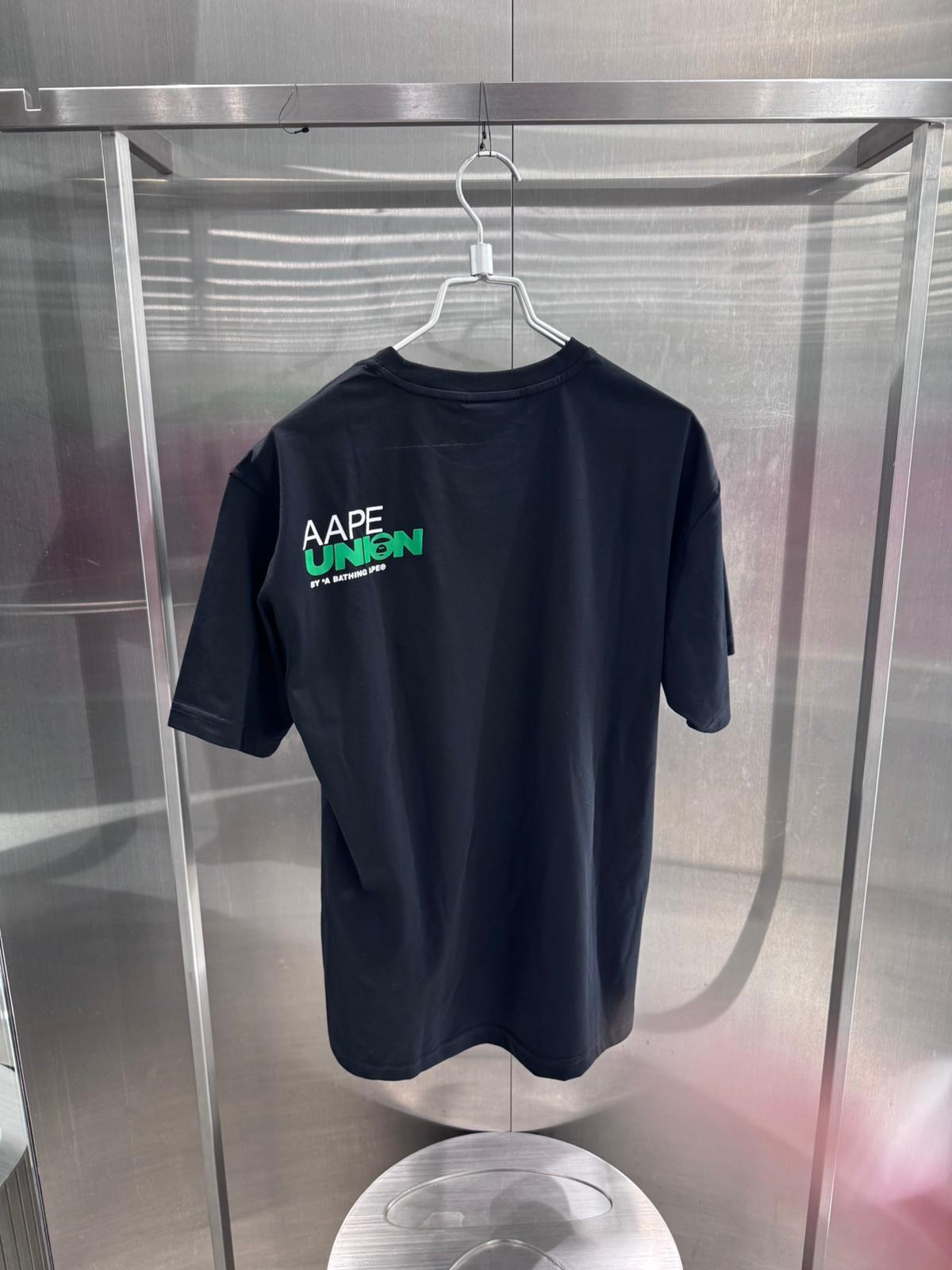 香港代購 專櫃正品 26春夏 Aape 男 AAPEUNION 運動系列匹克球猿人徽章舒適短袖T恤1927