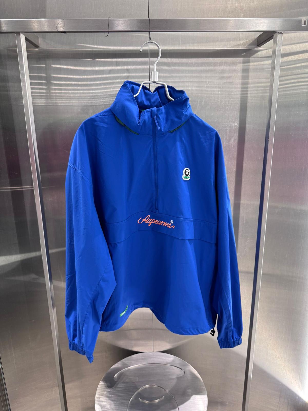 香港直郵 專櫃正品 Aape 26春夏 男 運動系列匹克球TEFLON塗層半拉鏈夾克7783