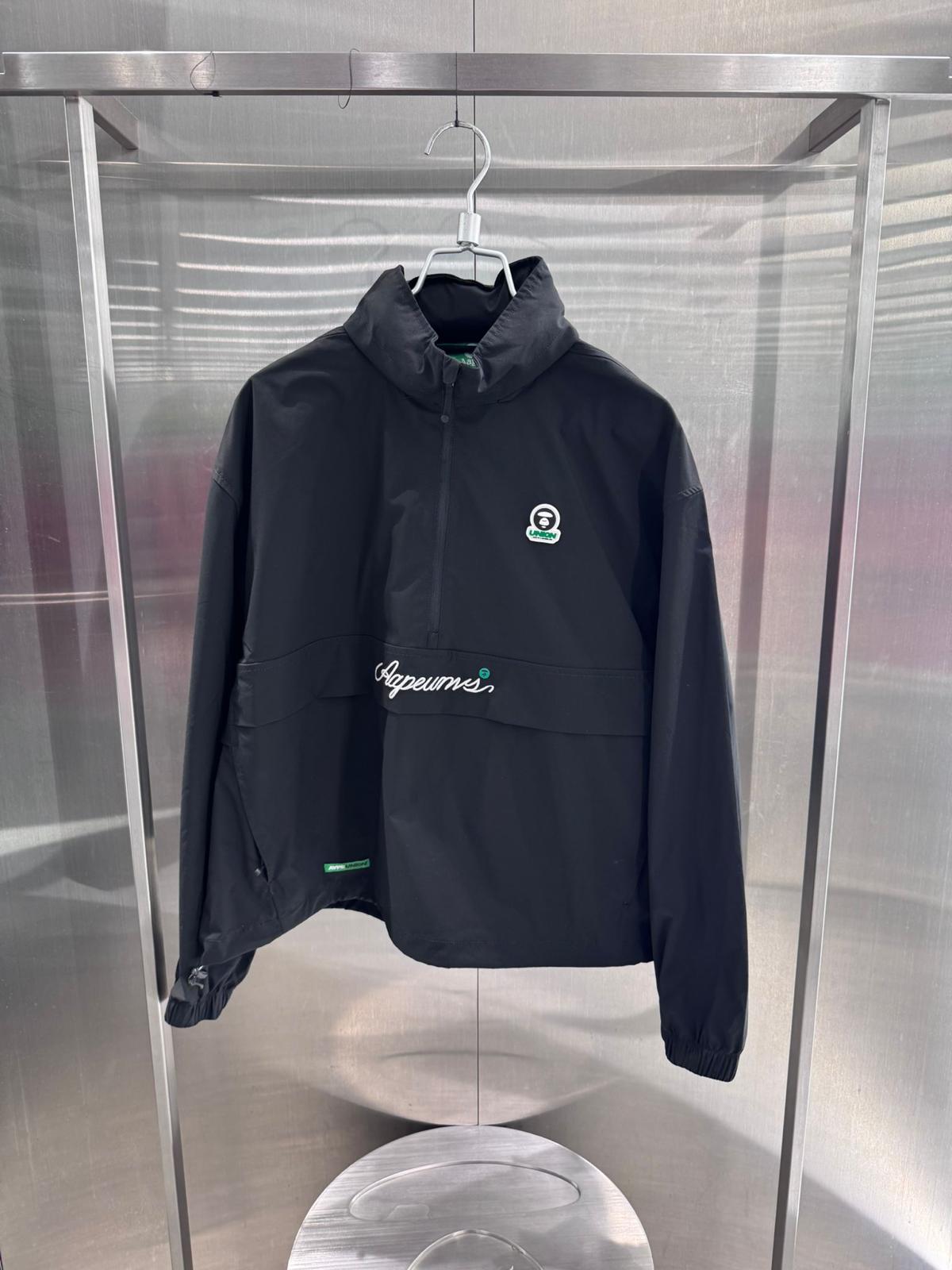 香港直郵 專櫃正品 Aape 26春夏 男 運動系列匹克球TEFLON塗層半拉鏈夾克7783