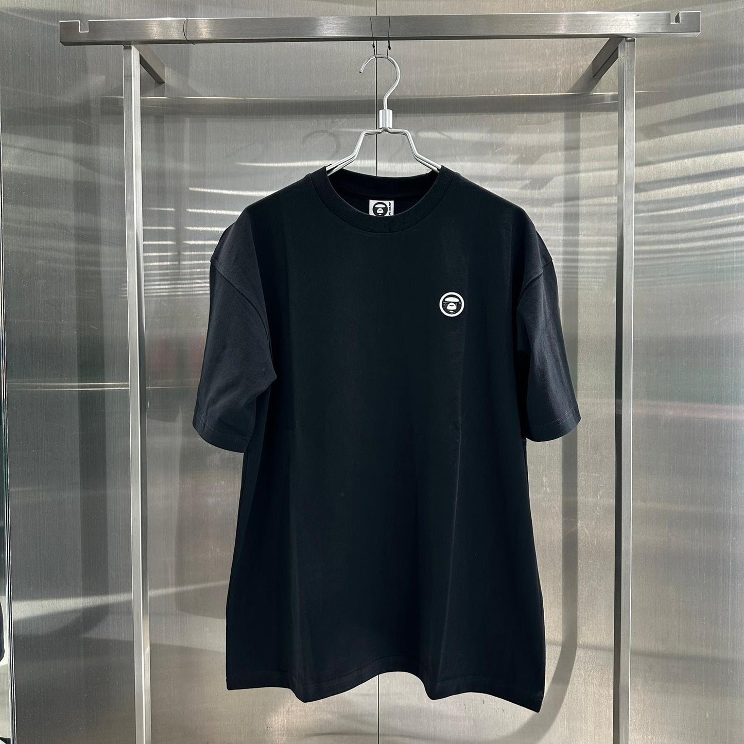 香港直郵 專櫃正品 Aape 26春夏 男 猿人小標徽章簡約純色短袖T恤1808