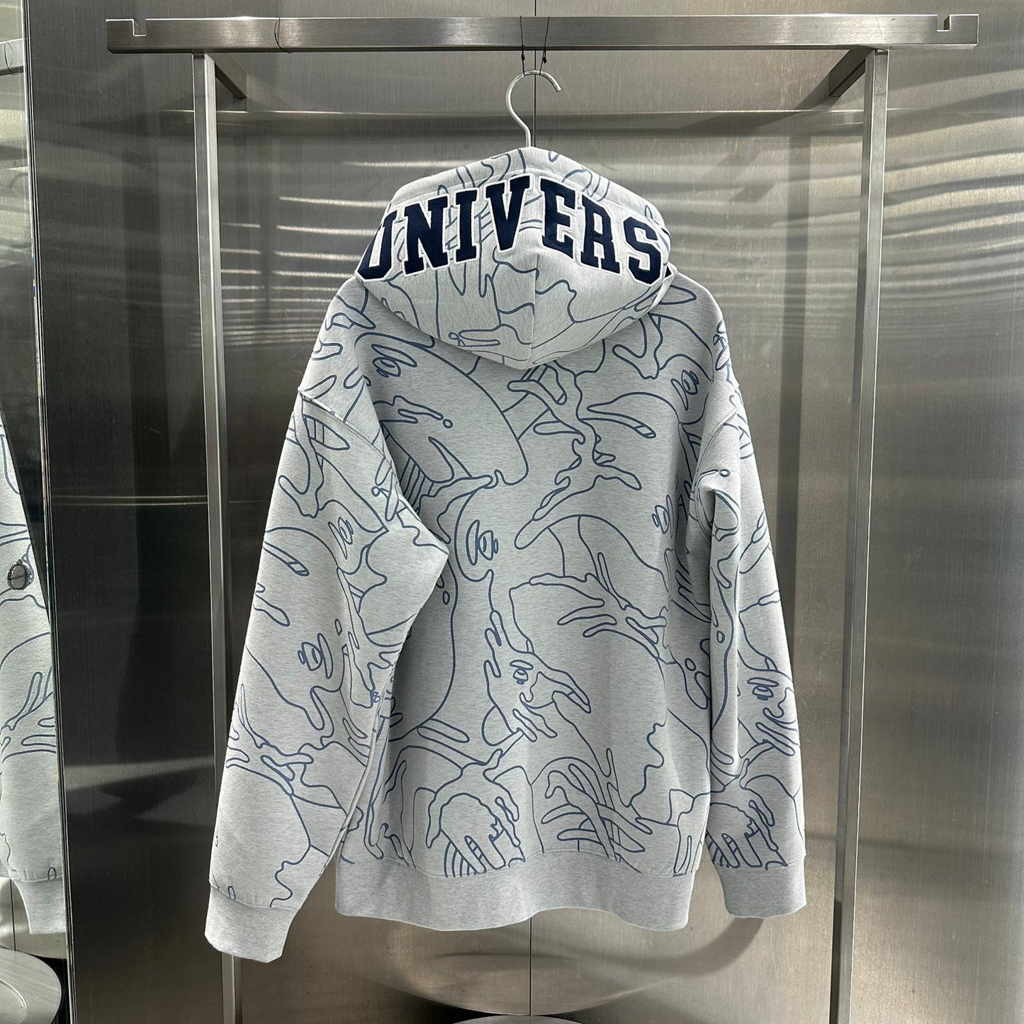 香港直郵 專櫃正品 Aape 26春夏 男 猿人字母刺繡迷彩連帽拉鏈衛衣外套D349