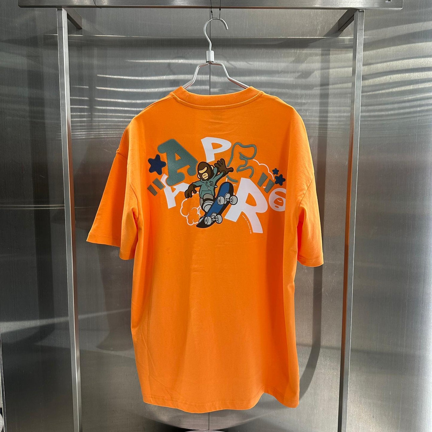 香港直郵 專櫃正品 Aape 26春夏 男 猿人軍團滑板猿人印花休閑舒適短袖T恤1822
