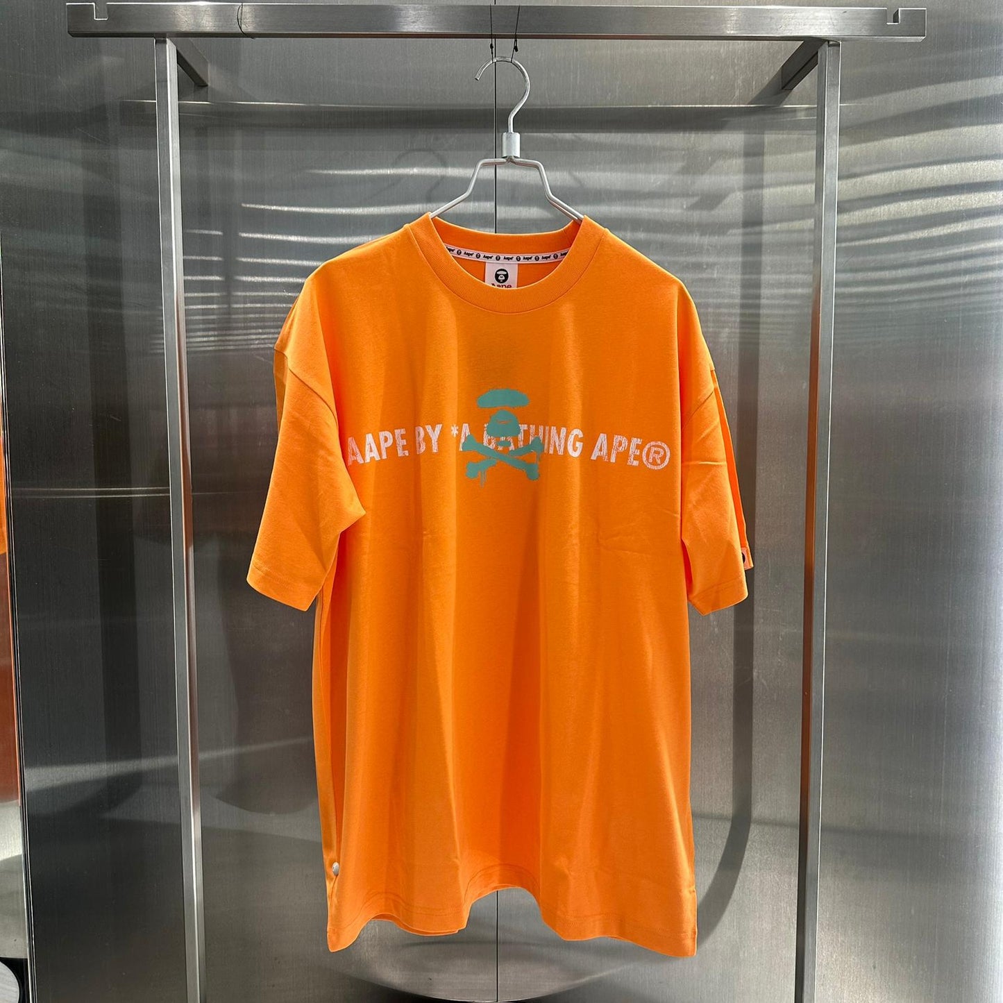 香港直郵 專櫃正品 Aape 26春夏 男 字母塗鴉美式街頭舒適休閑圓領短袖T恤1840