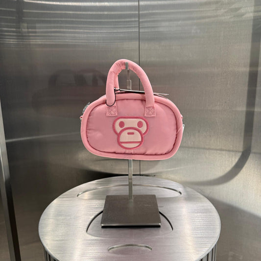 香港代購 專櫃正品 BABY MILO STORE  卡通刺繡小猴迷你斜背包4450