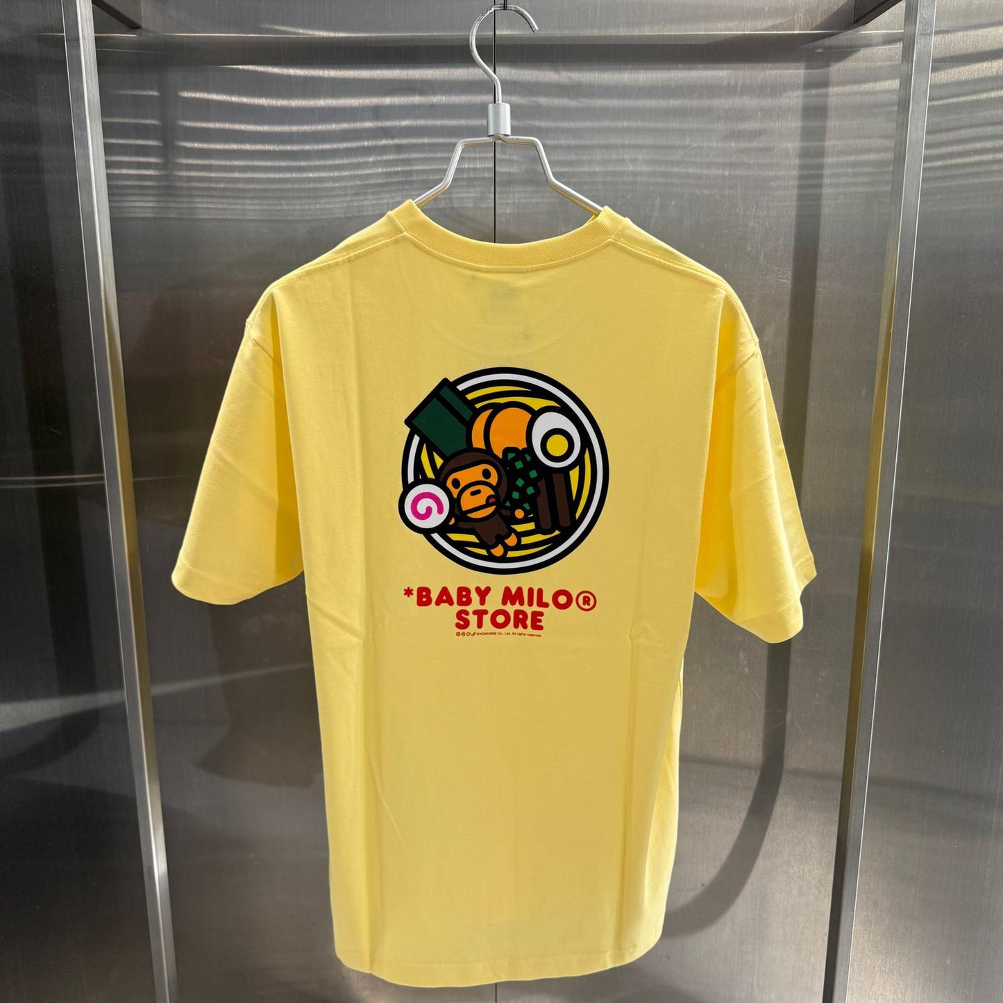 香港代購 專櫃正品 BABY MILO STORE 卡通拉麵小猴案印花短袖T 0457