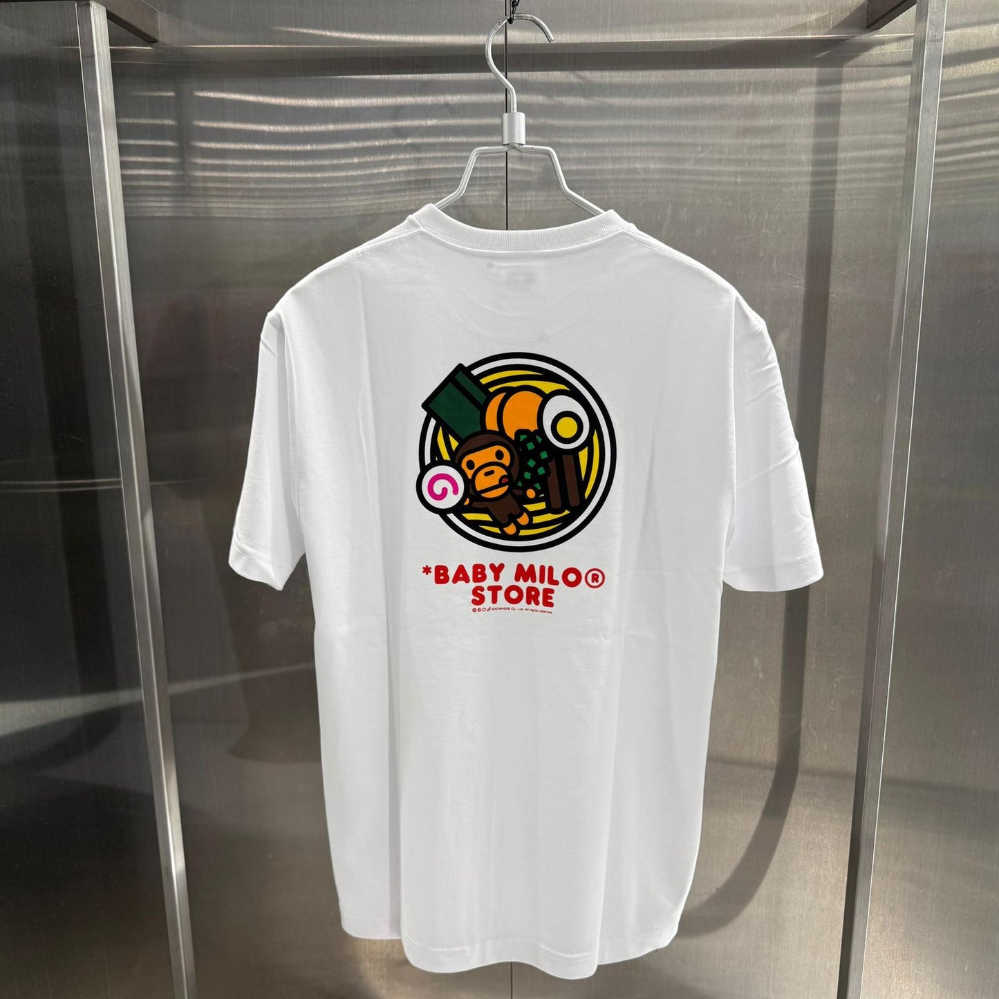 香港代購 專櫃正品 BABY MILO STORE 卡通拉麵小猴案印花短袖T 0457