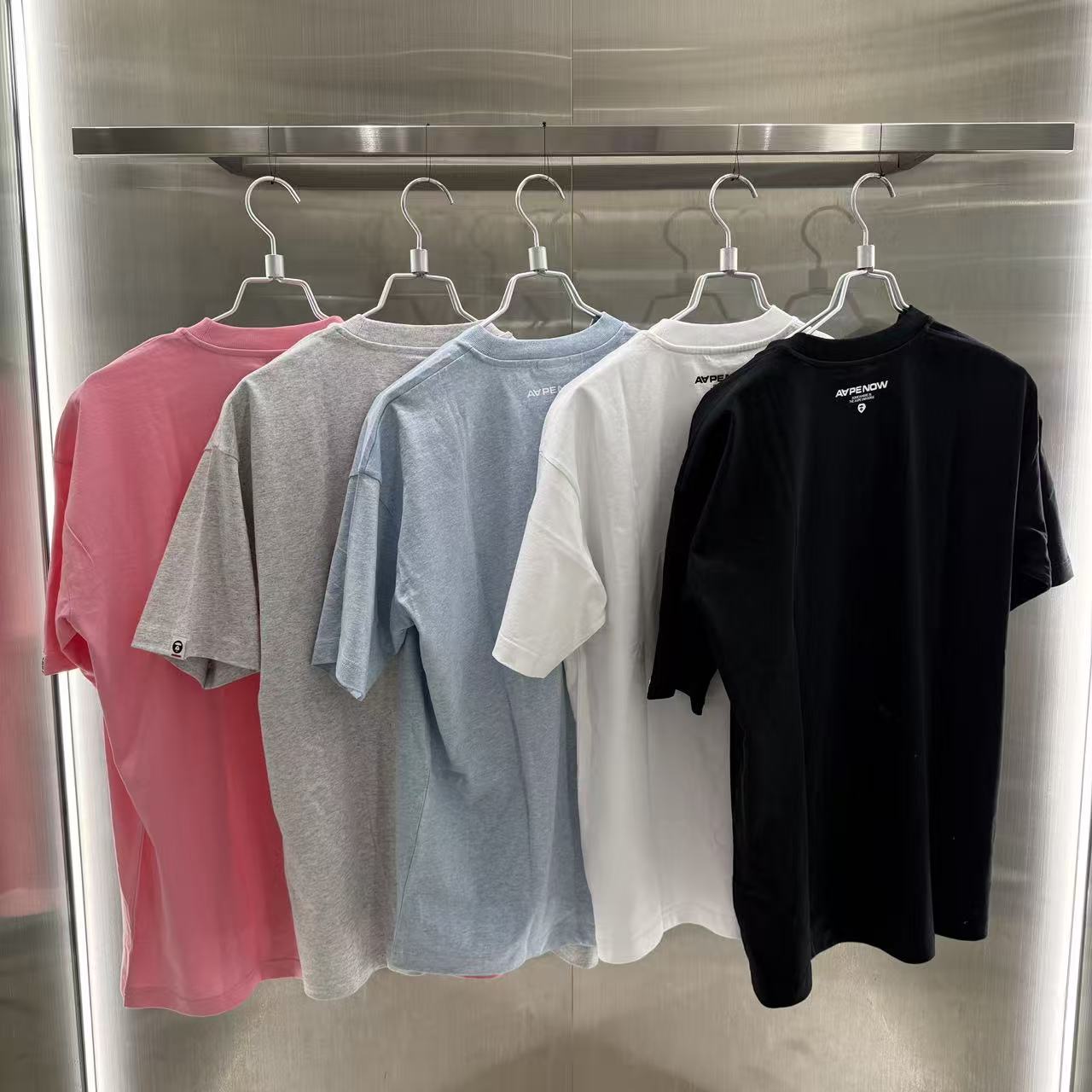 香港代購 專櫃正品 Aape 男裝 26春夏 心型猿人徽章舒適簡約純色圓領短袖T恤1807