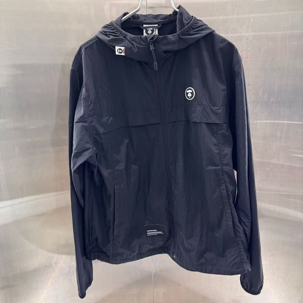 香港代購 專櫃正品 26春夏 Aape 春夏猿人徽章UPF40+連帽防曬衣薄夾克外套7770